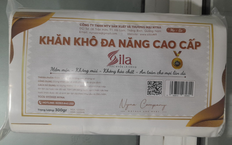 KHĂN KHÔ SILA 300 GRAM