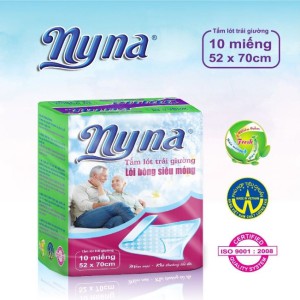 Miếng lót Người Già Nyna 10 miếng, kích thước 52x70cm